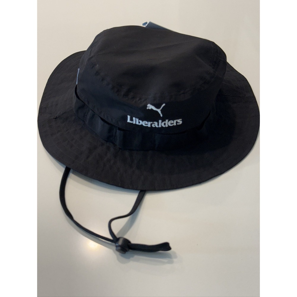 PUMA X LIBERAIDERS Bucket Hat Men's Black M Breathable Lightweight Polyester